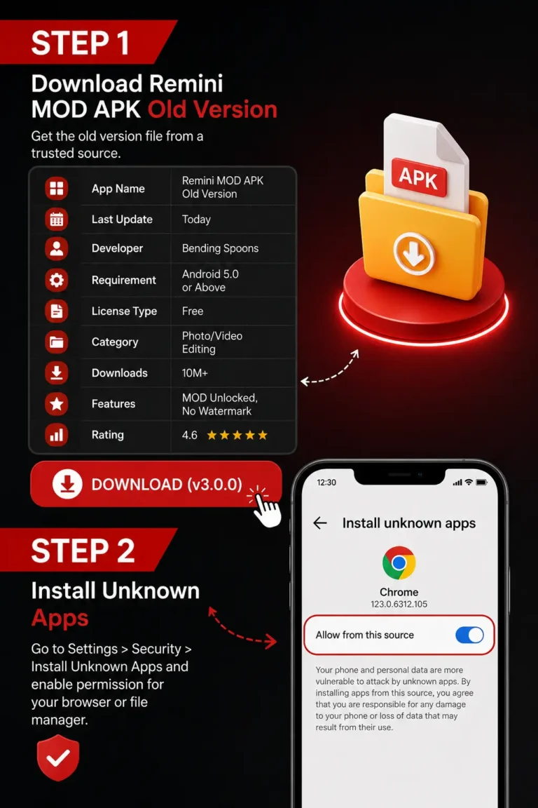 How to Download Remini Old Version APK