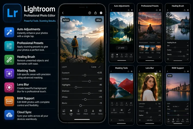 Remini vs Lightroom – Which AI Photo Editing App Is Better in 2026? 3 Lightroom Key Features