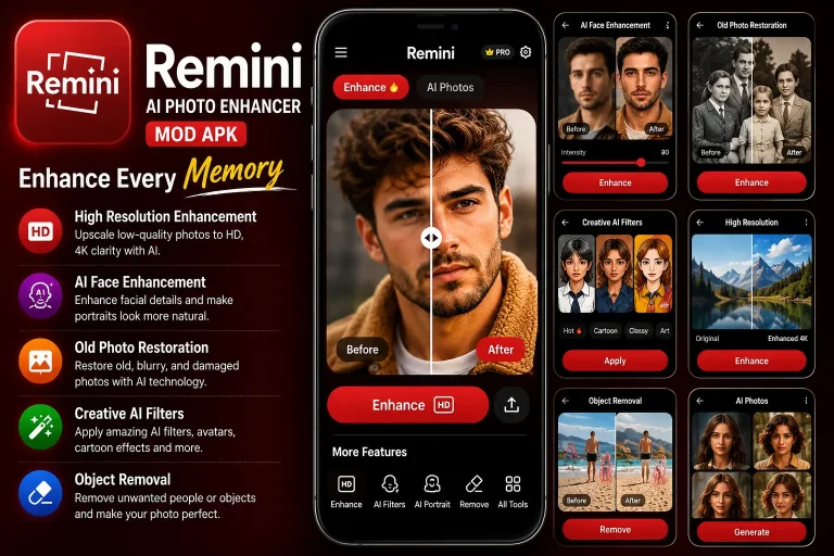 Remini vs Lightroom – Which AI Photo Editing App Is Better in 2026? 2 Remini Key Features