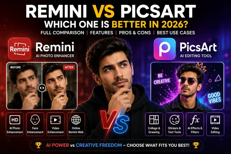Remini Vs PicsArt – Which One is Better