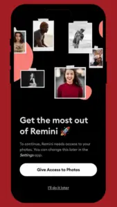 Remini feature for IOS
