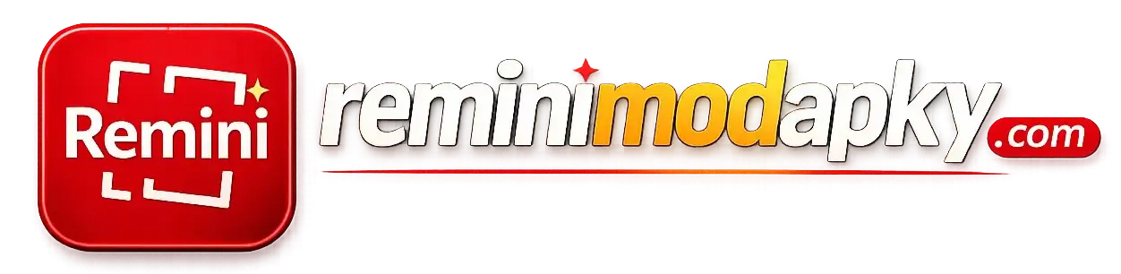 Remini mod apk logo