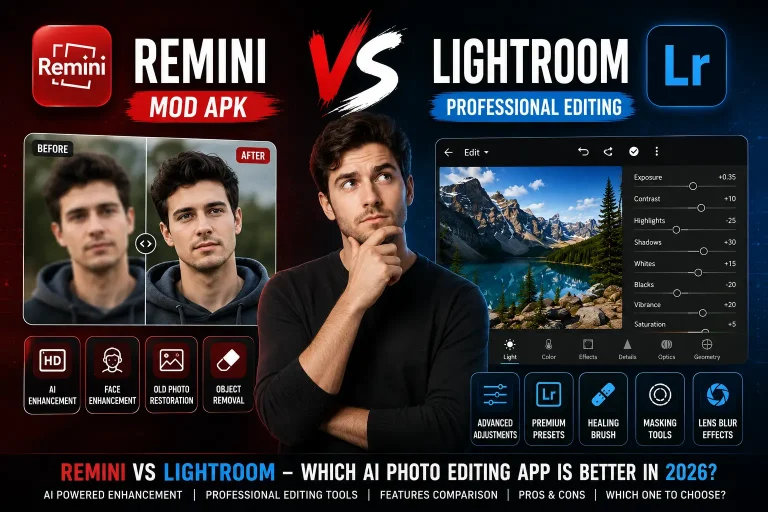 Remini vs Lightroom