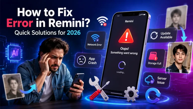How to Fix Error in Remini